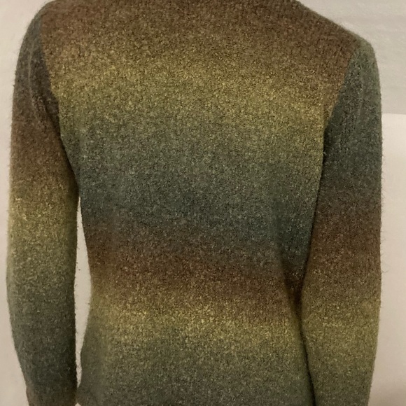 Gloria Vanderbilt ombré fall v neck soft sweater - Picture 8 of 13